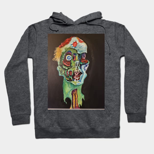 Zombiefied Zombie Head Hoodie by ARSTees